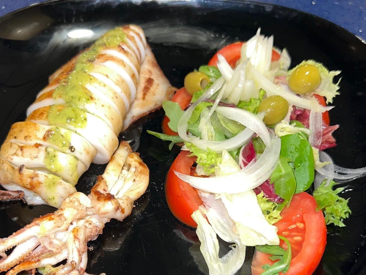 Calamar a la plancha