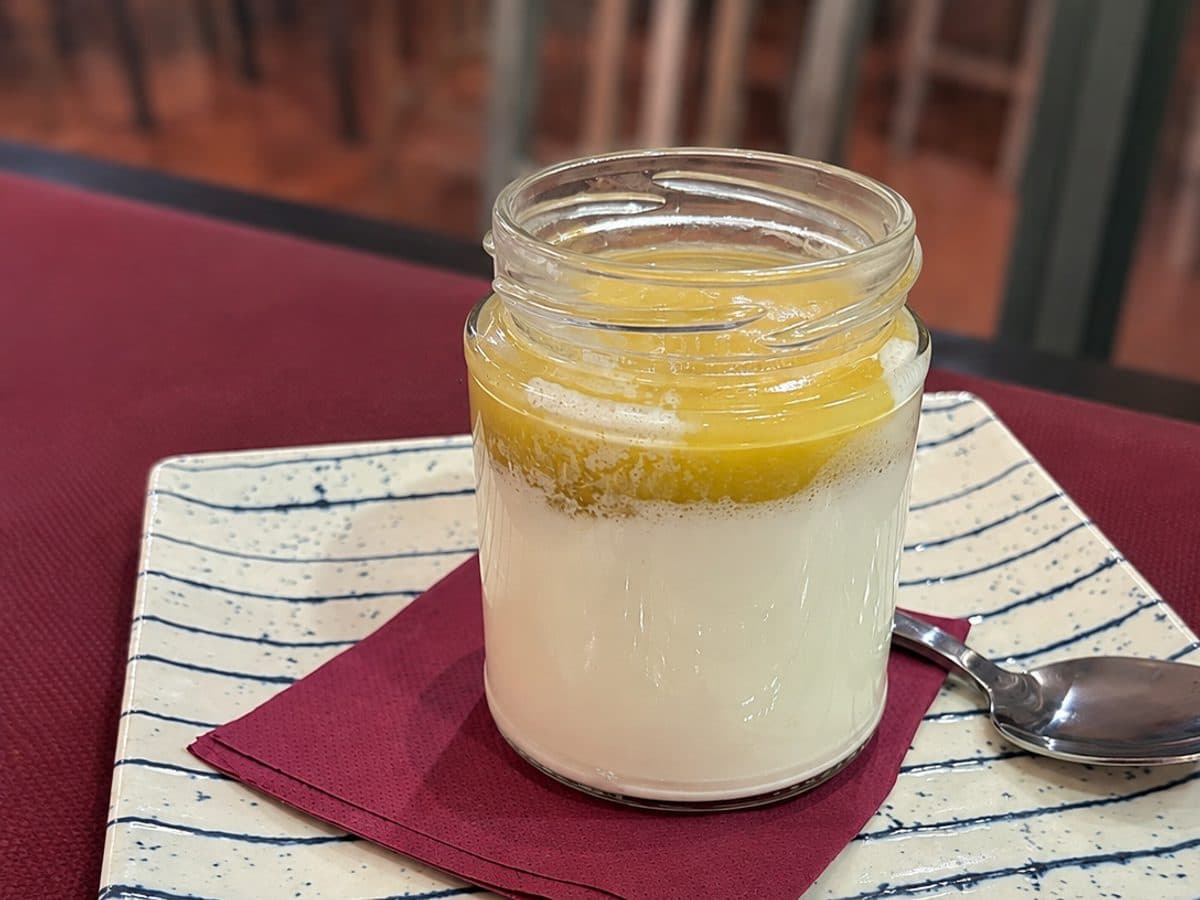 Tarta de queso invertida