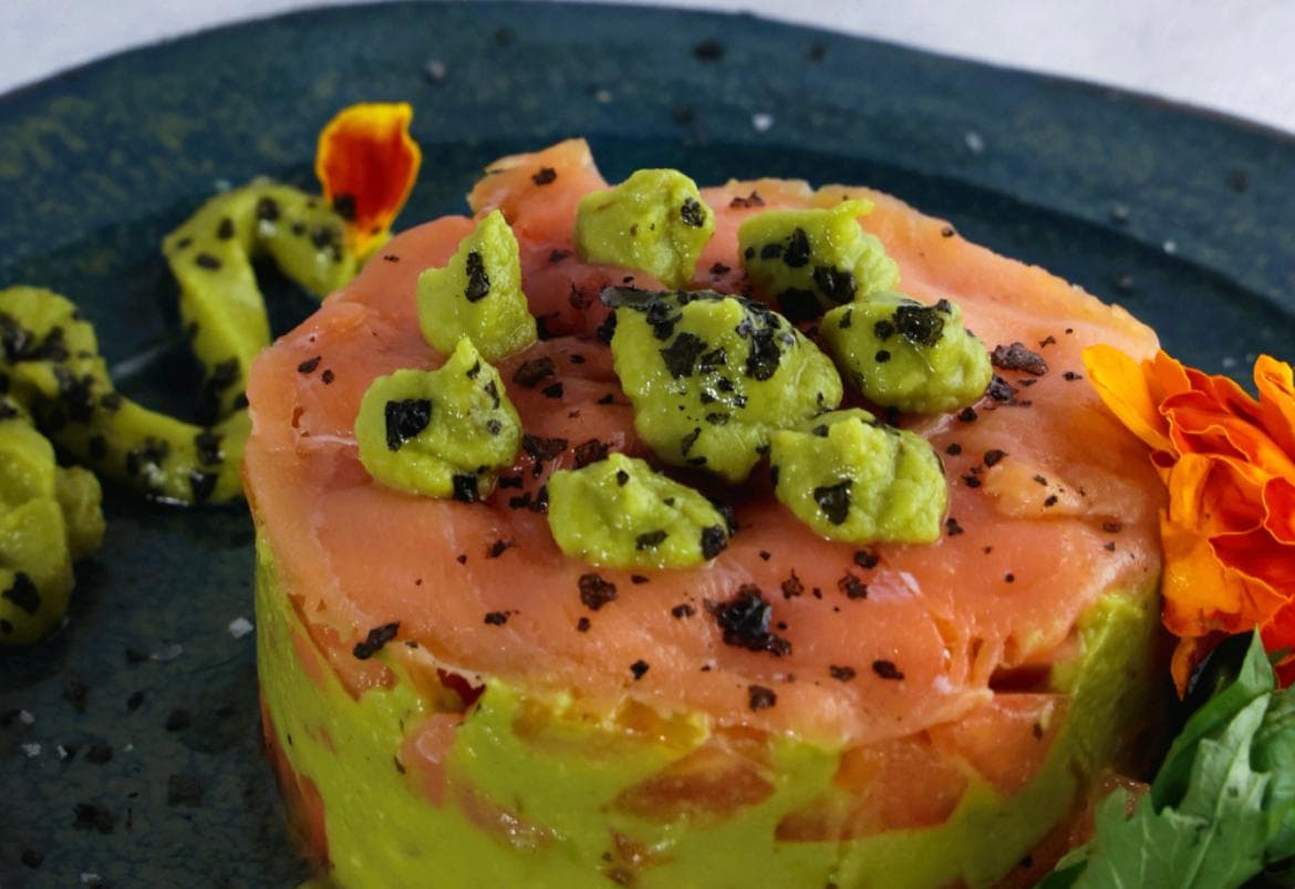 Tartar de Salmón y tomate